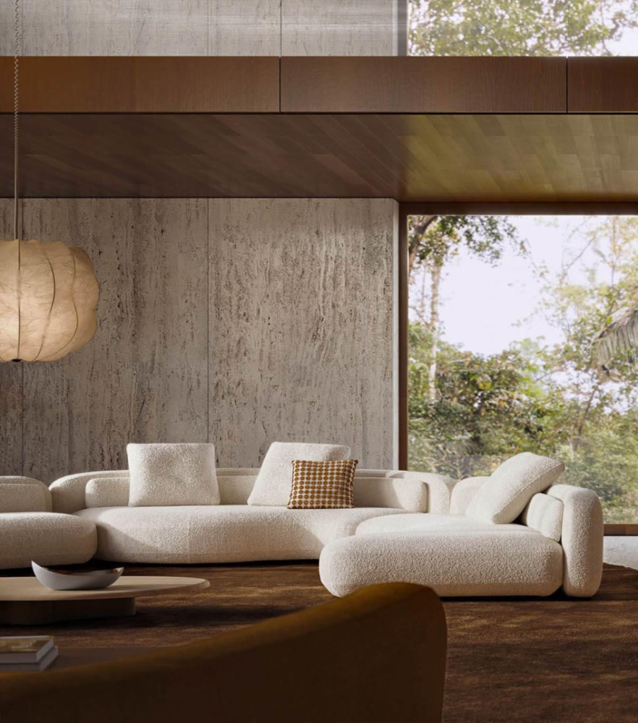 Fenmicasa living room sofa collection in a luxury villa interior
